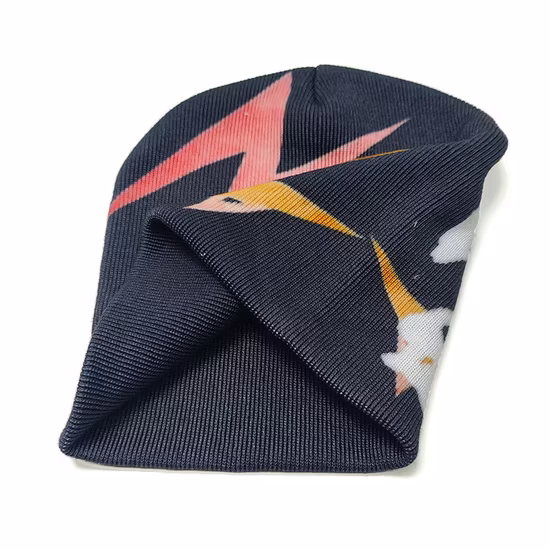 100% gorro de malha de caxemira chapéus de malha personalizados de alta qualidade