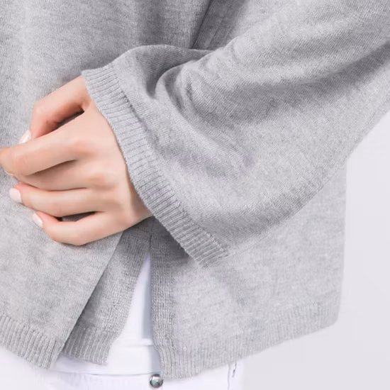 Moda Feminina Kashgar com Pescoço Redondo