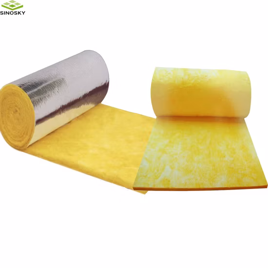 Lã de fibra de vidro com isolamento térmico de material de construção com certificação CE